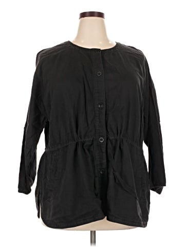 Eileen Fisher 3/4 Sleeve Button-Down Shirt (view 1)