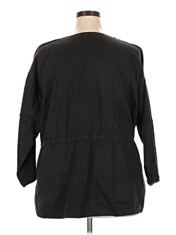 Eileen Fisher 3/4 Sleeve Button-Down Shirt (view 2)