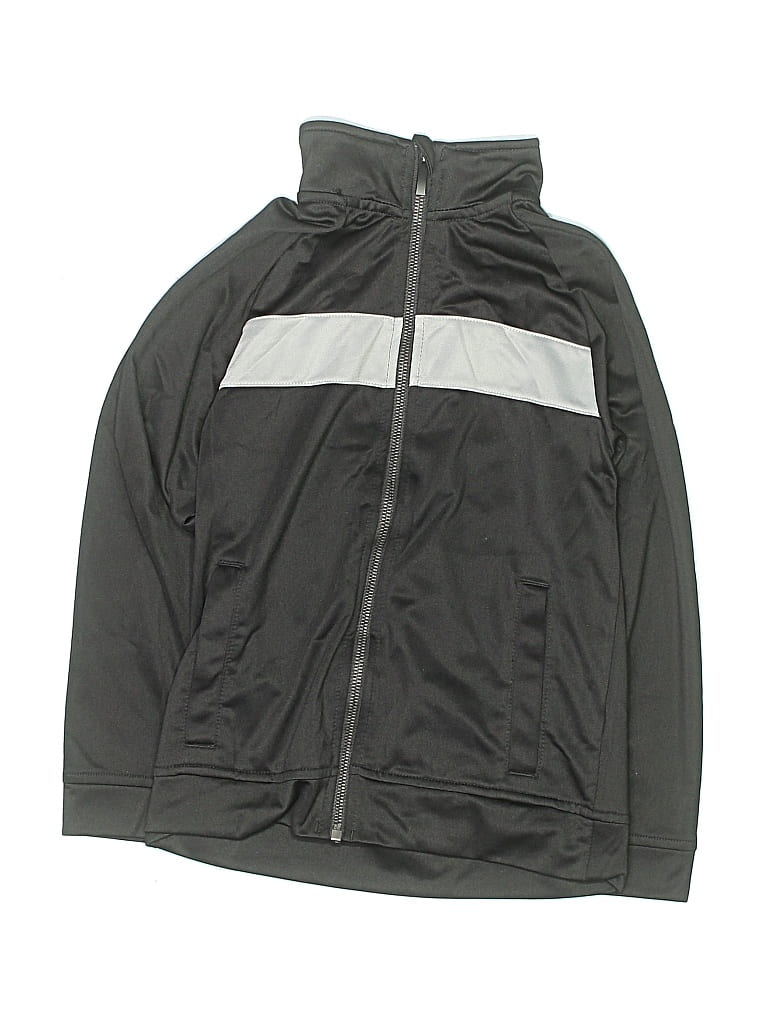 Pre-owned Athletic Works Kids' Track Jacket In Gray
