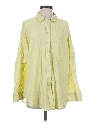 American Eagle Outfitters Long Sleeve Button-Down Shirt (view 1)