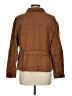 Talbots 100% Tencel Solid Brown Jacket Size Lg Petite - photo 2