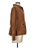 Talbots 100% Tencel Solid Brown Jacket Size Lg Petite - photo 4