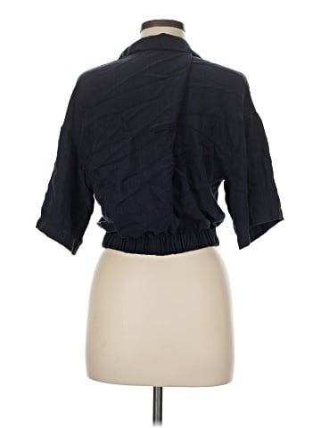 Zara TRF 3/4 Sleeve Button-Down Shirt (view 2)