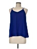 Assorted Brands Blue Sleeveless Silk Top Size M - photo 1