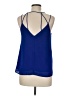 Assorted Brands Blue Sleeveless Silk Top Size M - photo 2