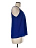 Assorted Brands Blue Sleeveless Silk Top Size M - photo 4