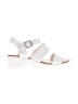 SODA White Sandals Size 7 1/2 - photo 1