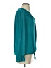 Left Coast by Dolan 100% Polyester Teal Long Sleeve Blouse Size S - photo 4