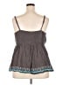 Torrid 100% Rayon Gray Sleeveless Blouse Size 2X Plus (2) - photo 2