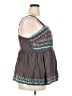 Torrid 100% Rayon Gray Sleeveless Blouse Size 2X Plus (2) - photo 4