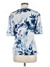 Calvin Klein Blue Short Sleeve Blouse Size M - photo 2