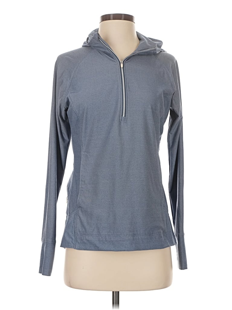 Pre-owned Zero Restriction Pullover Hoodie In Gray