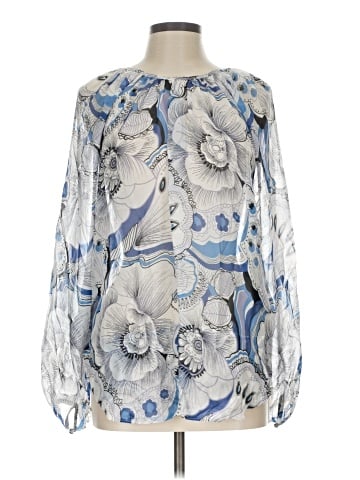 Craig Taylor Long Sleeve Silk Top (view 1)