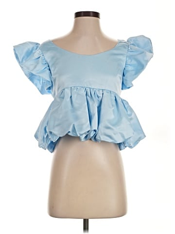 Day + Moon Short Sleeve Blouse (view 1)