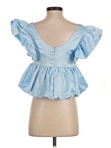 Day + Moon Short Sleeve Blouse (view 2)