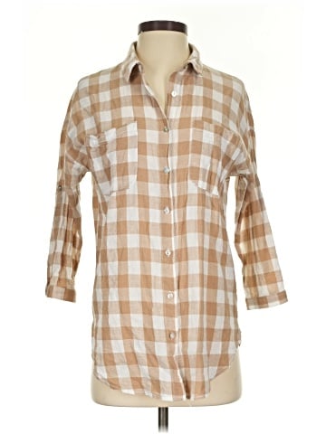 Ellison 3/4 Sleeve Button-Down Shirt (view 1)