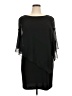 En Focus Solid Black Cocktail Dress Size 14 - photo 1