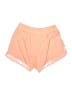 Athleta 100% Polyester Solid Orange Athletic Shorts Size S - photo 2
