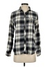 BDG 100% Cotton Plaid Gray Long Sleeve Button-Down Shirt Size XS - photo 1