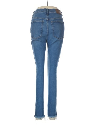 Madewell 10" High-Rise Skinny Jeans in Mackey Wash: Button-Front Edition (view 2)