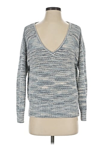 Madewell Southbrook Open-Stitch Pullover Sweater in Space-Dye (view 1)