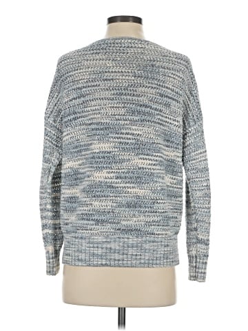 Madewell Southbrook Open-Stitch Pullover Sweater in Space-Dye (view 2)