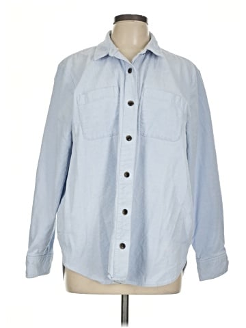 J.Crew Factory Store Long Sleeve Button-Down Shirt (view 1)