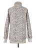 Abercrombie & Fitch 100% Polyester Animal Print Silver Pullover Sweater Size S - photo 2
