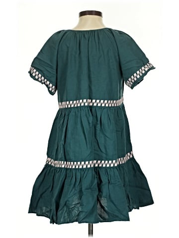 Madewell Embroidered Linen-Blend Flutter-Sleeve Mini Dress (view 2)
