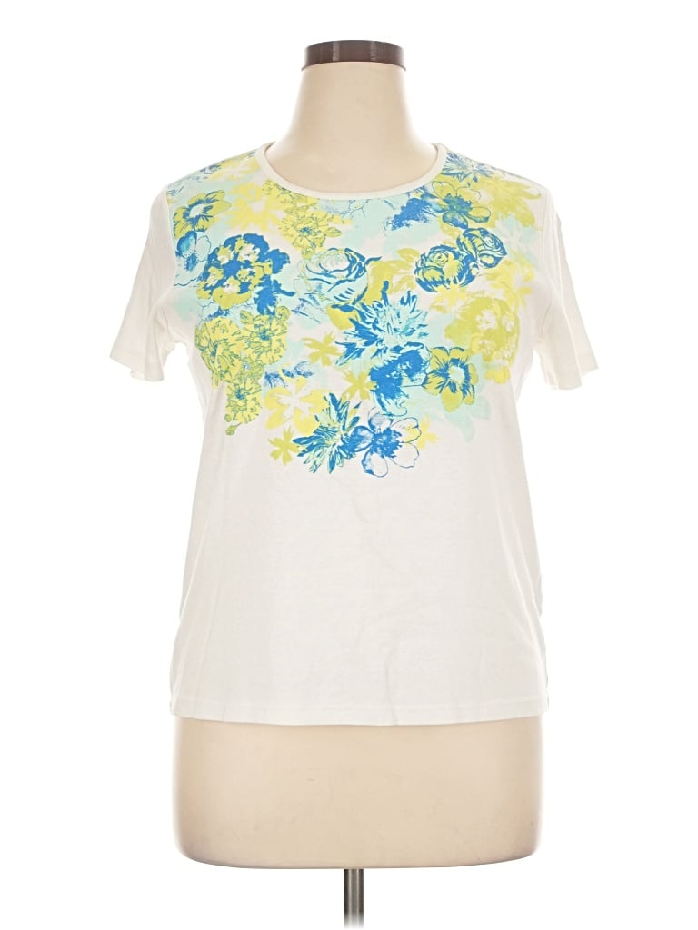 Pre-owned White Stag Short Sleeve T-shirt In Ivory