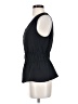 Nine West 100% Polyester Black Sleeveless Blouse Size S - photo 5