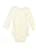 Carter's 100% Cotton Solid Ivory Long Sleeve Onesie 12-18 MO / 18 MO - photo 1