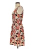 Lush 100% Polyester Print Orange Casual Dress Size S - photo 5