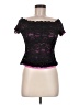 Cache Black Short Sleeve Top Size M - photo 1