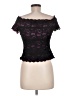 Cache Black Short Sleeve Top Size M - photo 2