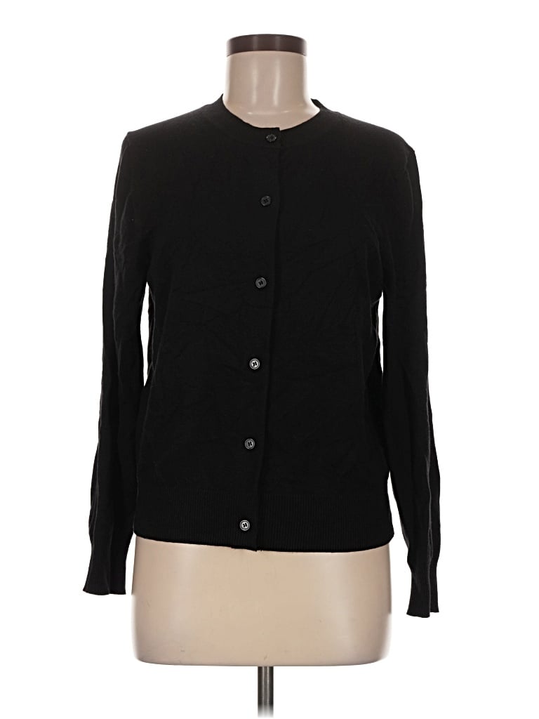 Pre-owned Free Assembly Cardigan Sweater In Black