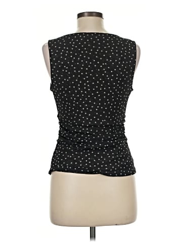 Madewell Ruched Mesh Top in Polka Dot (view 2)