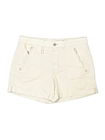 White House Black Market Khaki Shorts (view 1)