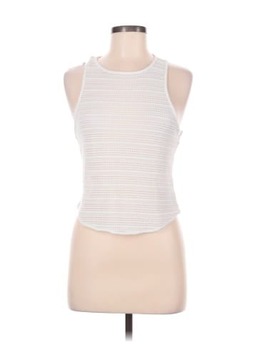 Madewell Crochet-Knit Cutaway Tank (view 1)