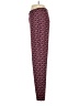 IMAN Print Burgundy Casual Pants Size M - photo 5
