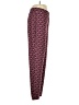 IMAN Print Burgundy Casual Pants Size M - photo 4