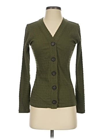 Madewell Crinkle-Knit Cardigan Top (view 1)
