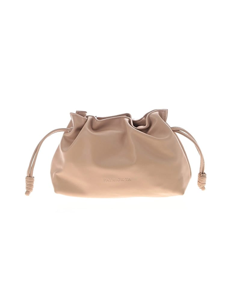 Pre-owned Assorted Brands Bucket Bag In Tan