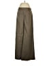 Banana Republic 100% Wool Houndstooth Brown Wool Pants Size 6 - photo 1