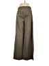 Banana Republic 100% Wool Houndstooth Brown Wool Pants Size 6 - photo 2
