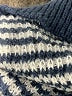 Unbranded 100% Polyester Stripes Blue Pullover Sweater Size M - photo 9