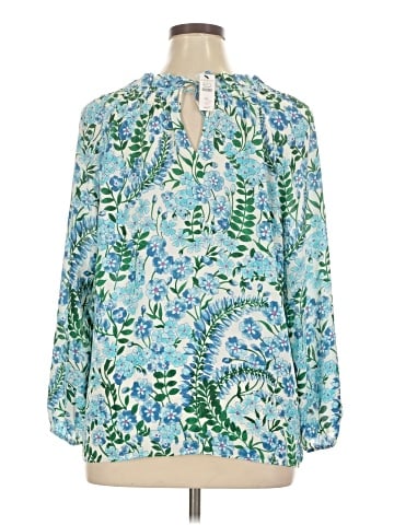 Talbots Outlet 3/4 Sleeve Blouse (view 2)