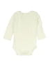 Carter's 100% Cotton Ivory Long Sleeve Onesie 12-18 MO / 18 MO - photo 2