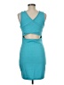Roxy Solid Teal Casual Dress Size M - photo 2