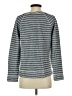 Lou & Grey Stripes Gray Pullover Sweater Size S - photo 2